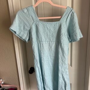 Madewell Light Blue Mini Dress
